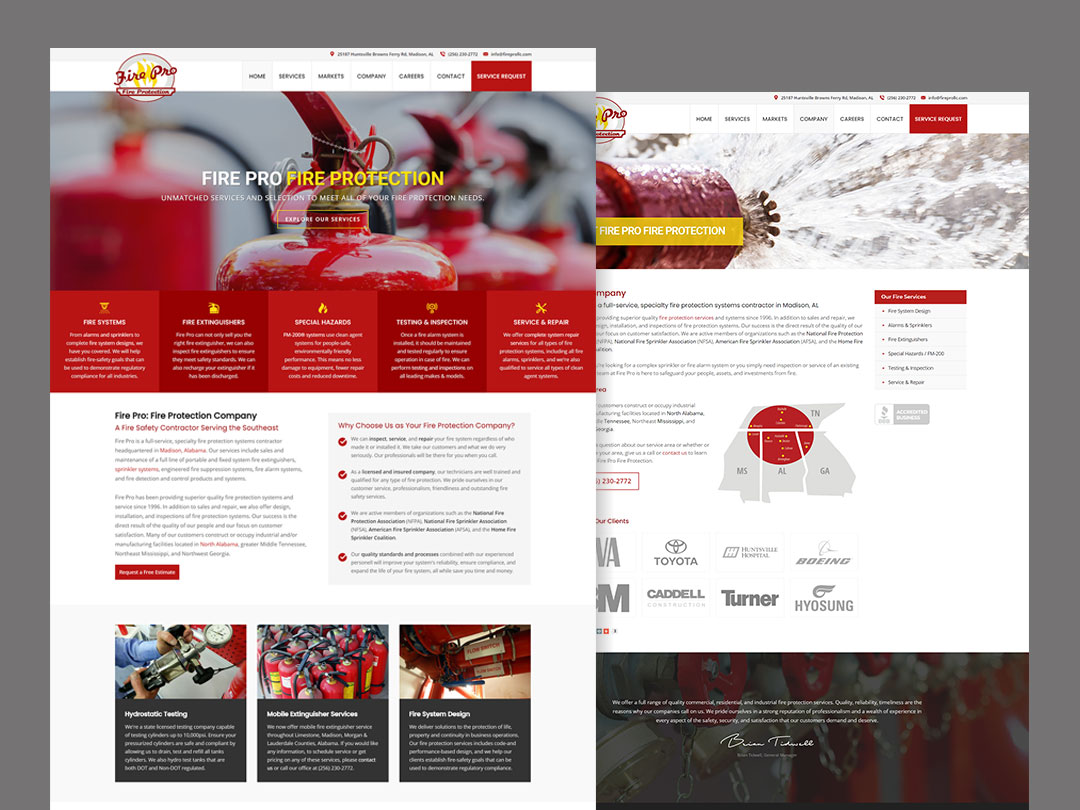 web design fireprollc