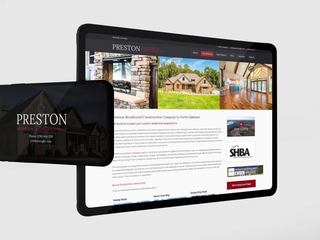 web design prestonengineering