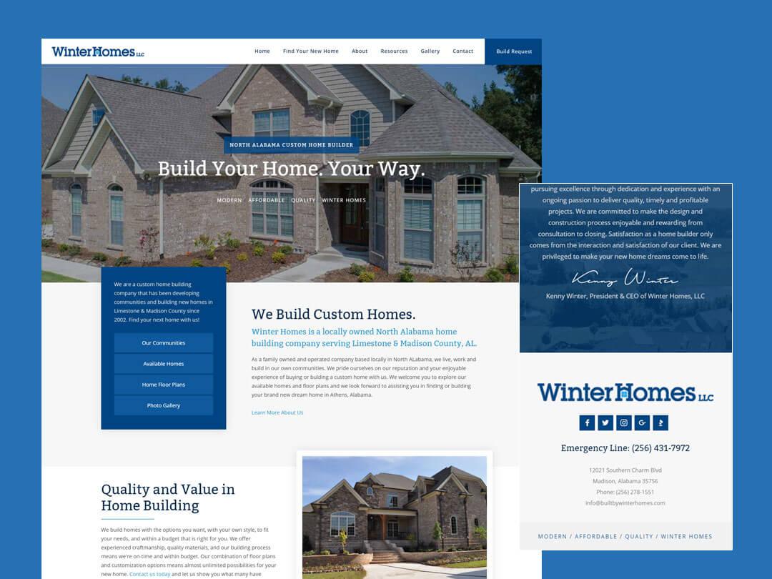 web design winterhomesllc