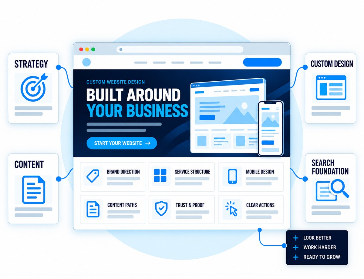 Custom Website Design by Webunderdog in Huntsville, Alabama Custom website design services in Huntsville & North AL